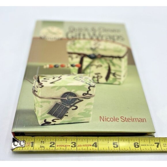 Quick & Clever Gift Wraps Make It in Minutes Nicole Steiman Craft Book First Ed. - Picture 7 of 15